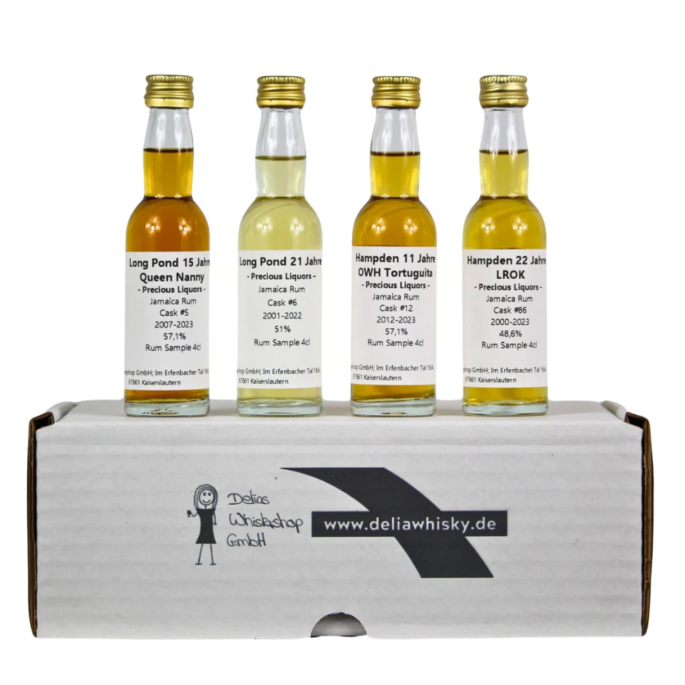 Precious Liquors Jamaica Rum Sampleset ~53,45% 4x4cl