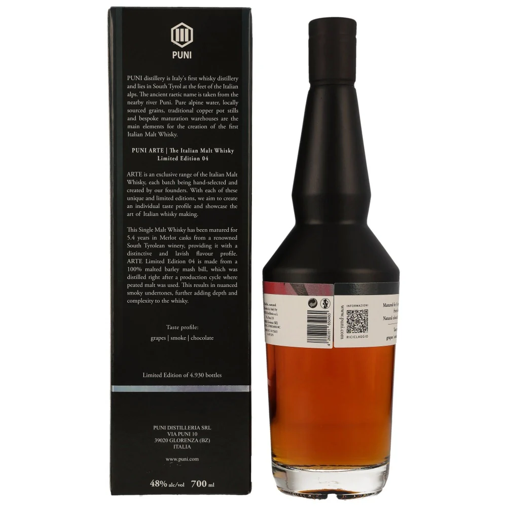 Puni Arte No.4 Limited Edition Italian Malt Whisky 48% 0,7l - Image 2