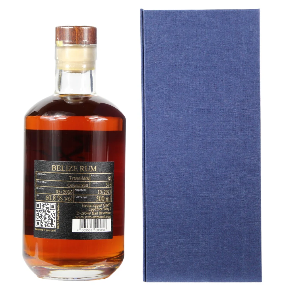 RA Belize Rum 17 Jahre Travellers Distillery 2006/2023 Cask #80 60,8% 0,5l - Image 2