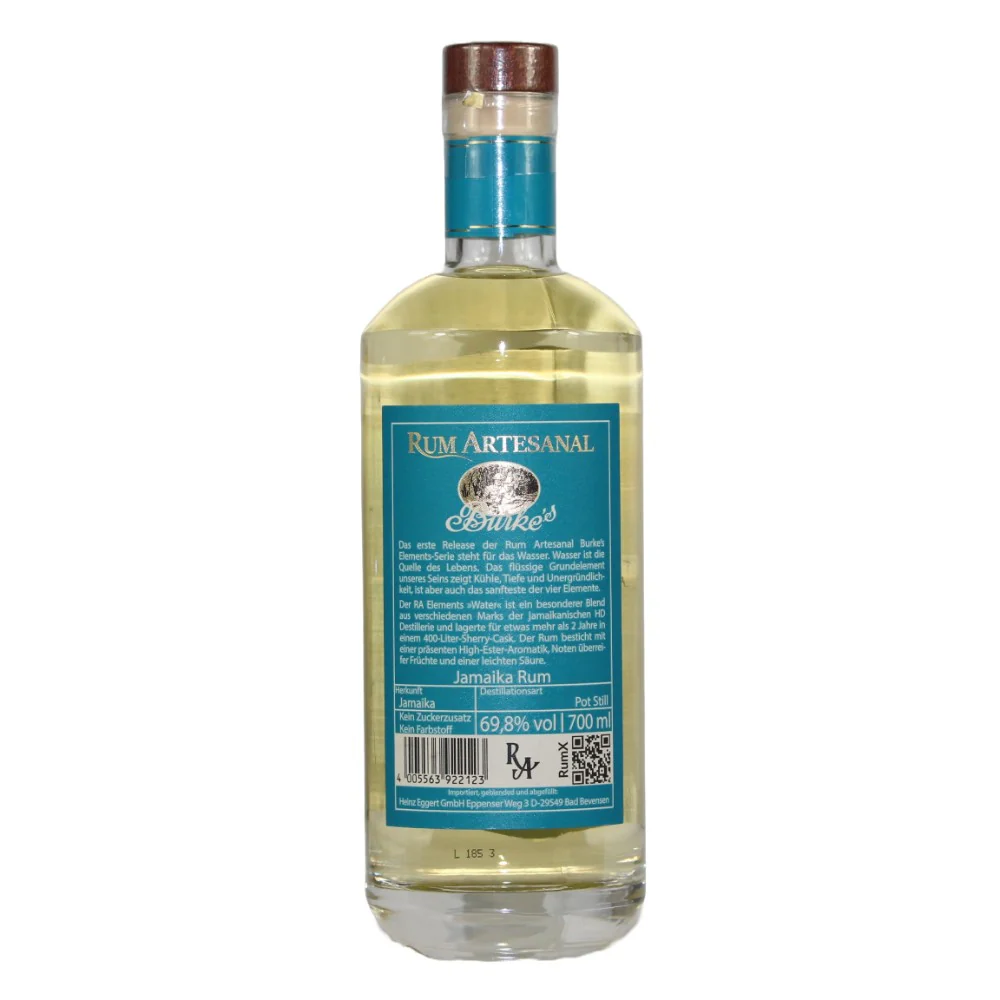 RA Elements Jamaica Rum Sherry Cask 69,8% 0,7l - Image 2