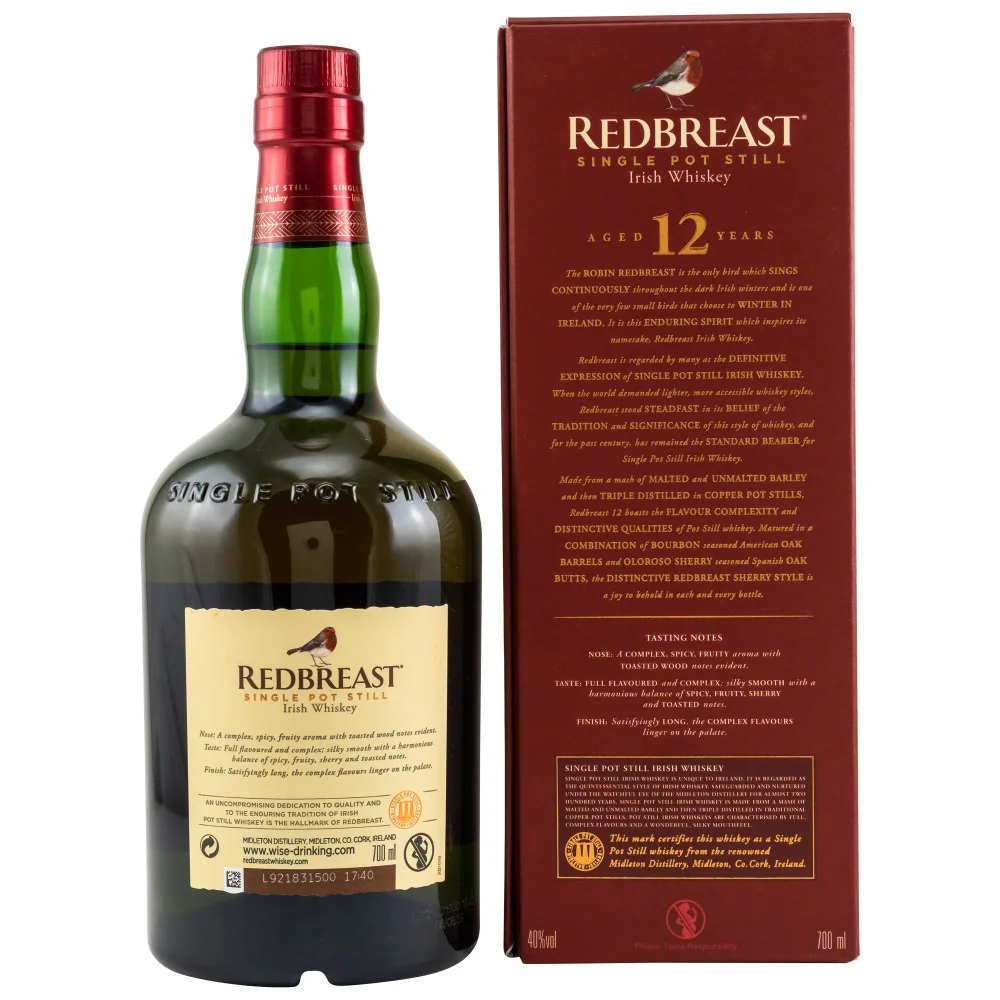 Redbreast 12 Jahre 40% 0,7l - Image 2