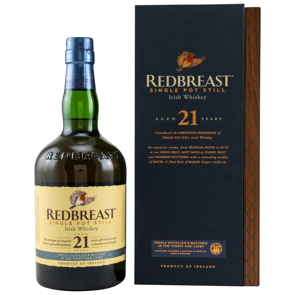 Redbreast 21 Jahre Single Pot Still Whiskey 46% 0,7l