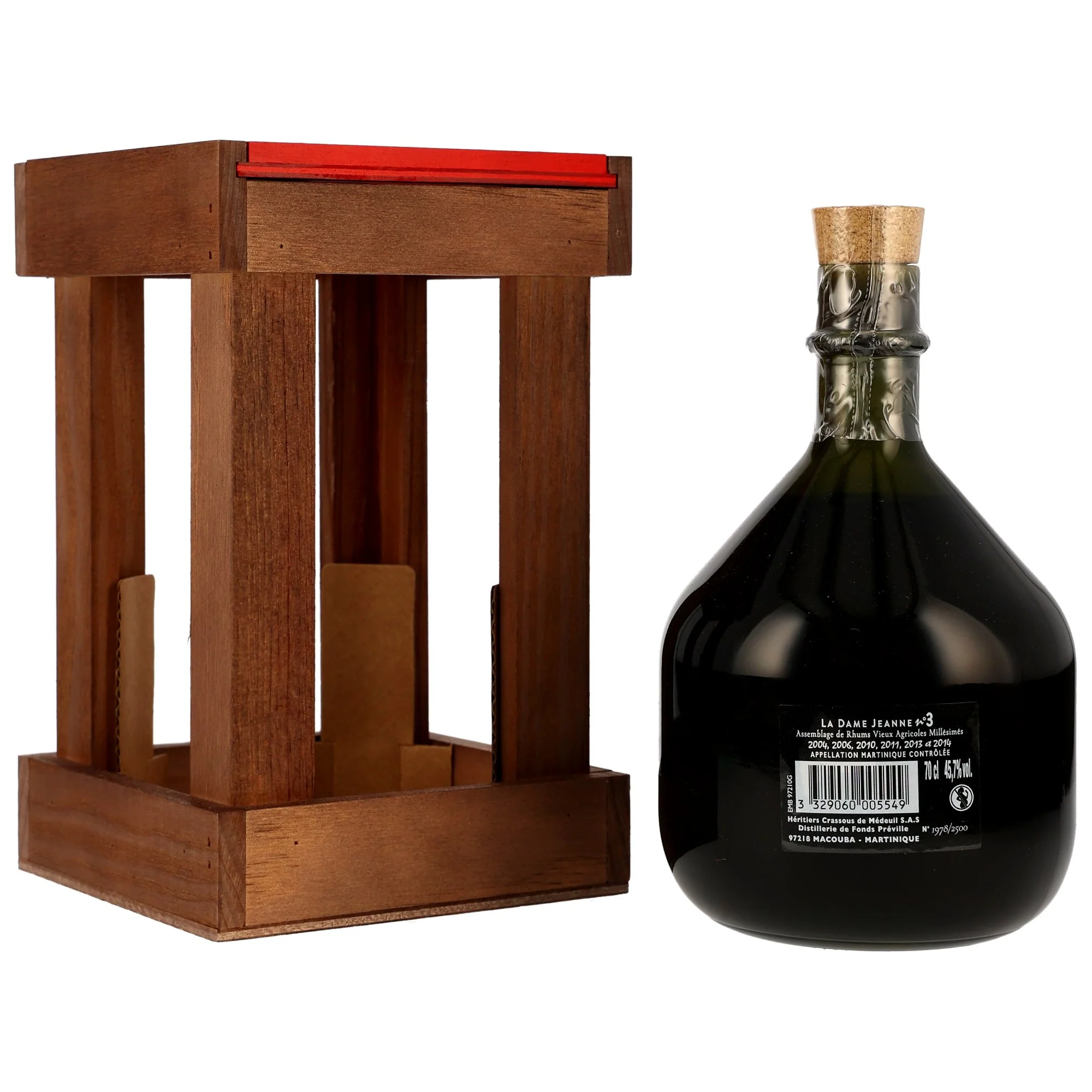 Rhum J.M Dame Jeanne 3 45,7% 0,7l - Image 2