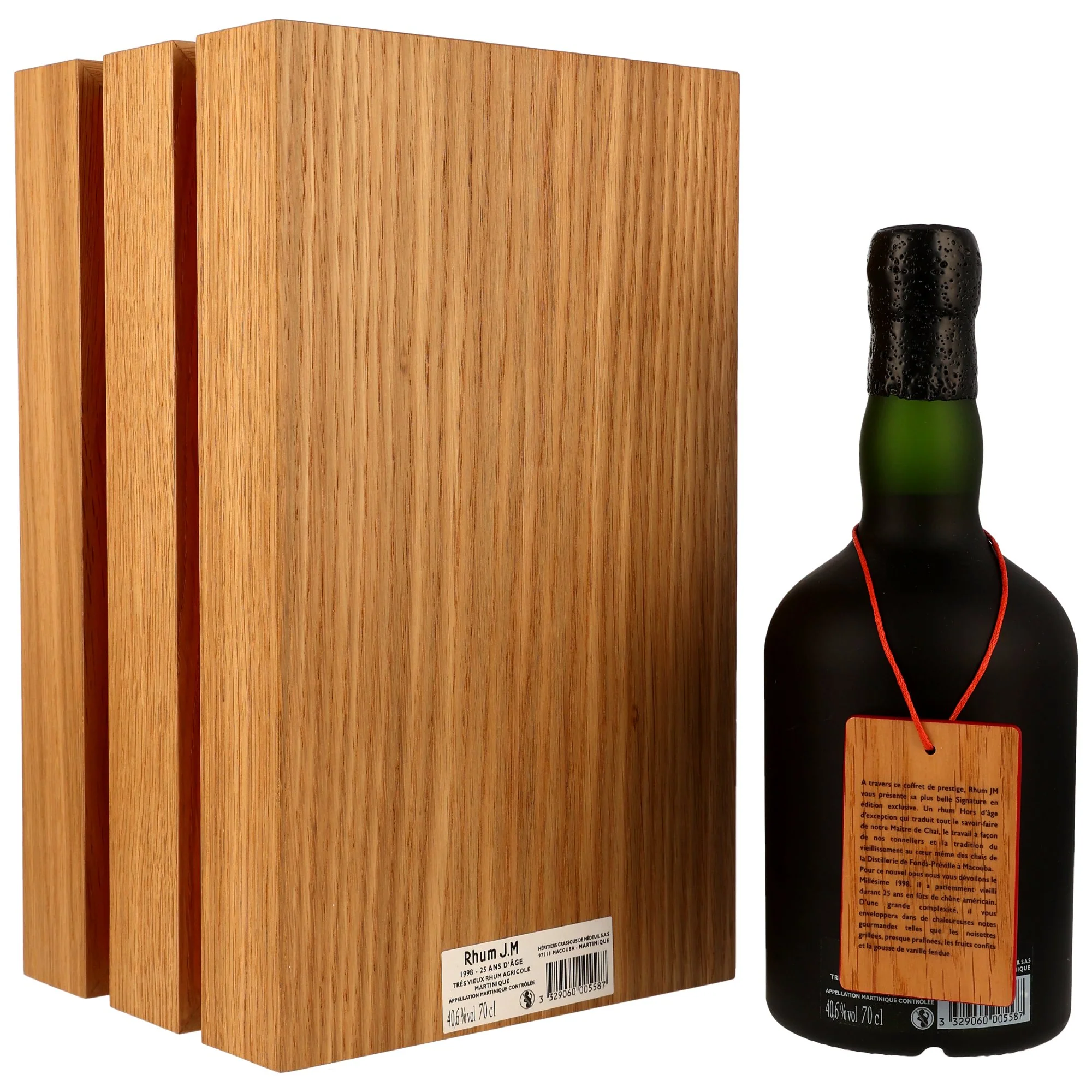 Rhum J.M Signature Edition Exclusive 1998 Millésime 25 Jahre 40,6% 0,7l - Image 3