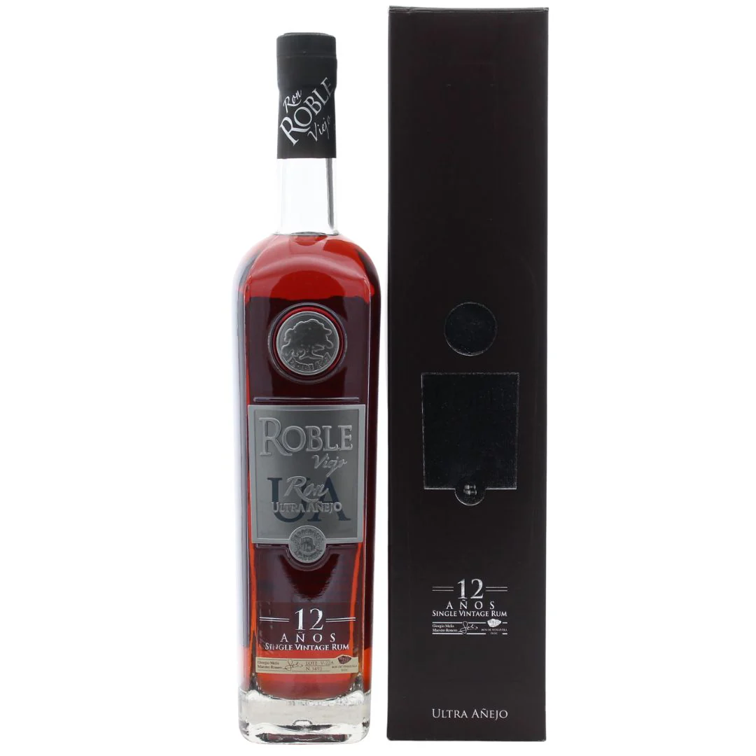 Ron Roble Ultra Anejo 12 Jahre Single Vintage Rum DOC 40% 0,7l