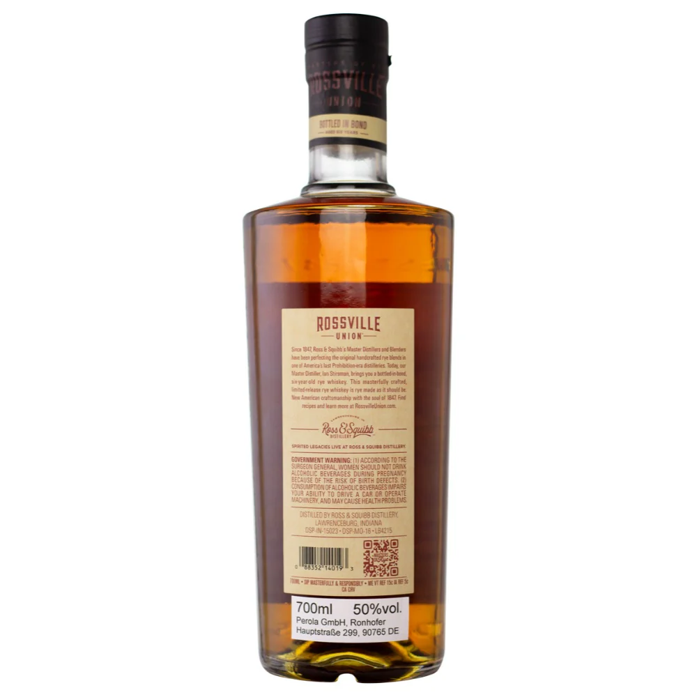 Rossville Union 6 Jahre Bottled in Bond Rye Whiskey 50% 0,7l - Image 2