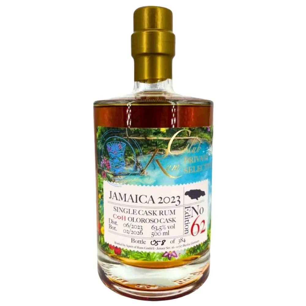 Rumclub Private Selection Ed.62 Jamaica C<>H 2023 63,5% 0,5l