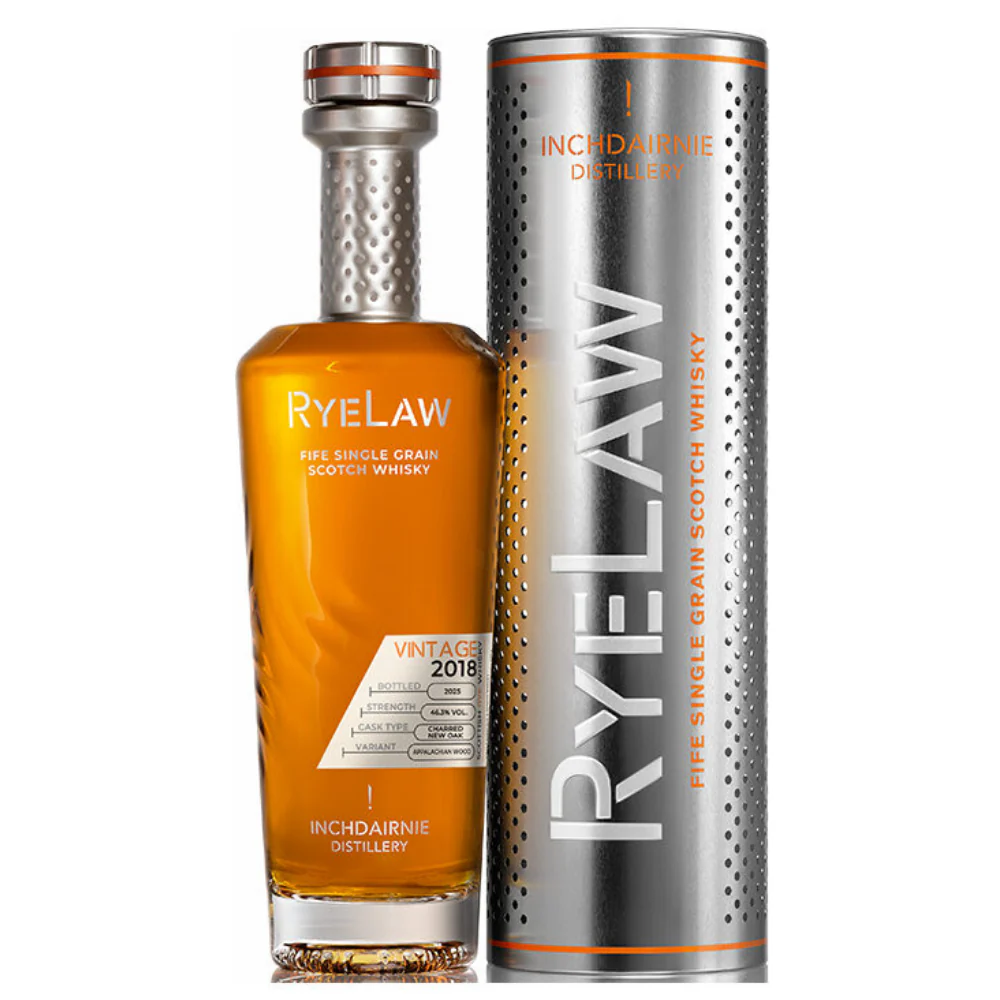 RyeLaw Inchdairnie Distillery Vintage 2018 Single Grain Scotch Whisky 46,3% 0,7l