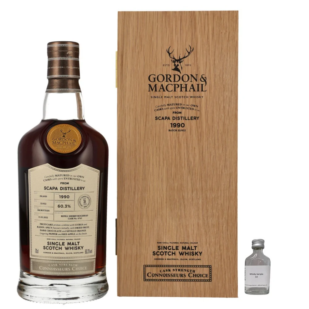 SAMPLE 2cl Scapa 31 Jahre 1990/2022 Connoisseurs Choice G&M #4745 60,3%