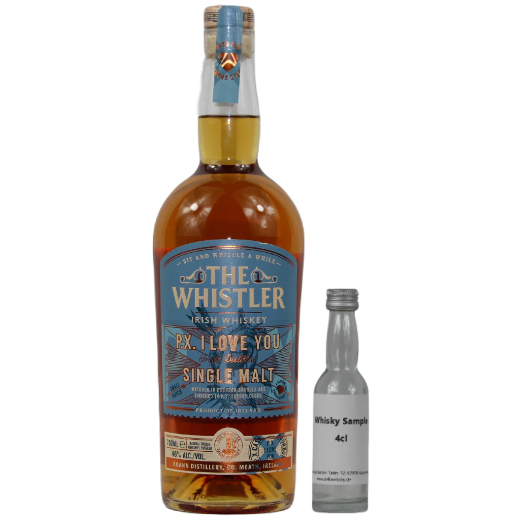 SAMPLE 4cl Boann The Whistler P.X. I Love You Single Malt PX Sherry Cask Finish 46%
