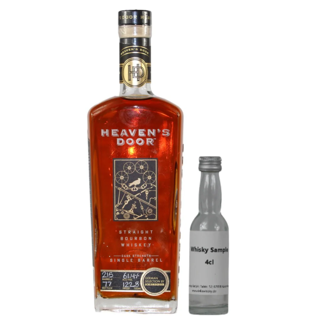 SAMPLE 4cl Heaven's Door Schlumberger Selection 5 Single Barrel #215 61,4%