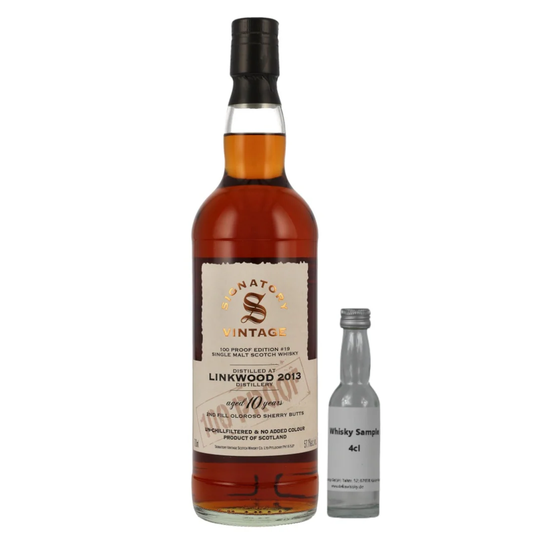 SAMPLE 4cl Linkwood 10 Jahre 100 Proof Edition #19 SV 57,1%