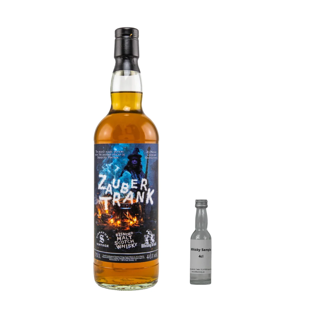 SAMPLE 4cl WhiskyDruid Zaubertrank Blended Malt Whisky Signatory Vintage 46%