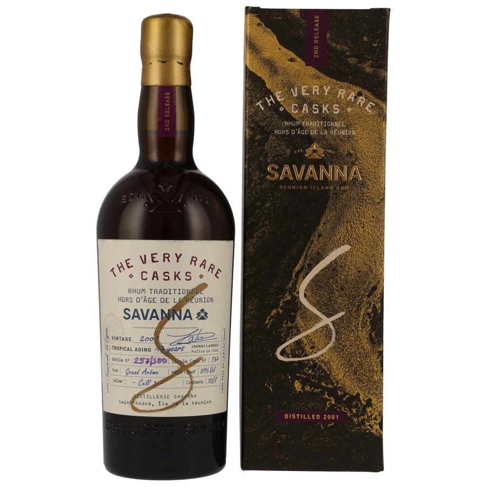 Savanna 17 Jahre The Very Rare Casks 2nd Release 51% 0,7l