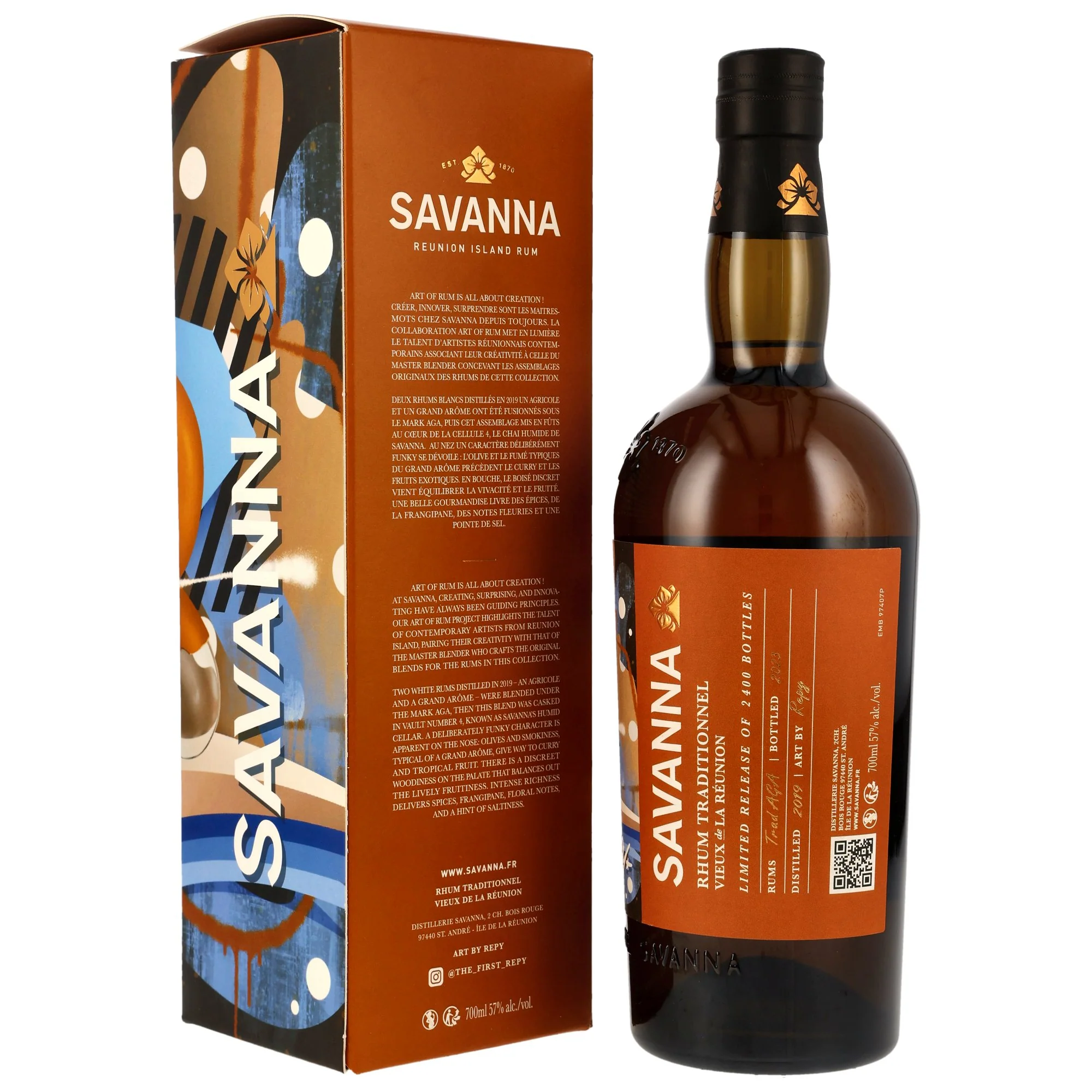 Savanna Art of Rum by Repy 57% 0,7l - Image 2