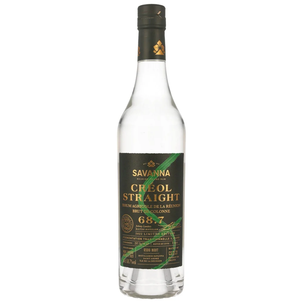 Savanna Creol Straight Rhum Agricole Blanc 68,7% 0,5l