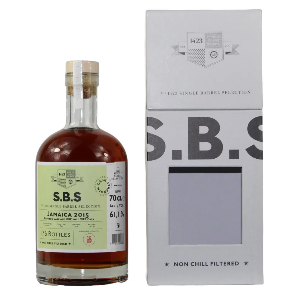 SBS Jamaica Rum 2015/2023 1423 Single Barrel Selection 61,1% 0,7l
