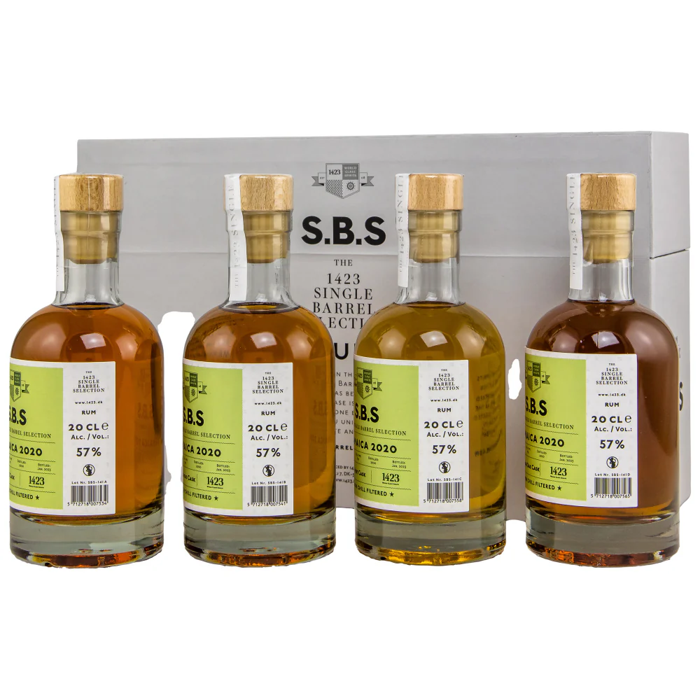 SBS Jamaica Rum DOK Collection Single Barrel Selection 57% 4x0,2l - Image 2
