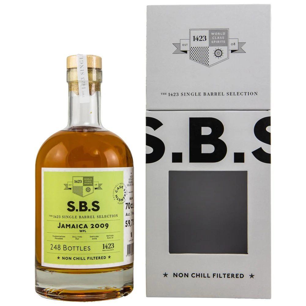 SBS Jamaica Rum WPL 2009/2022 1423 Single Barrel Selection 59,7% 0,7l