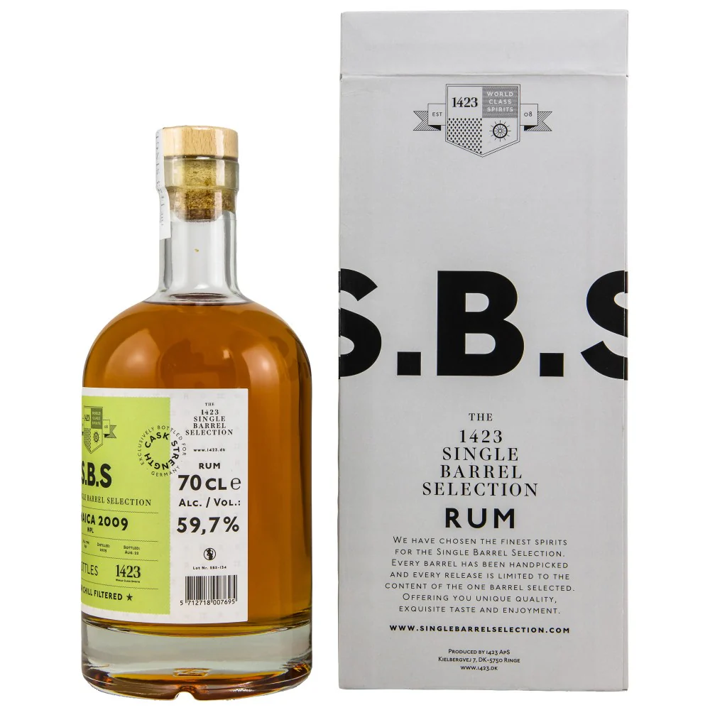SBS Jamaica Rum WPL 2009/2022 1423 Single Barrel Selection 59,7% 0,7l - Image 2