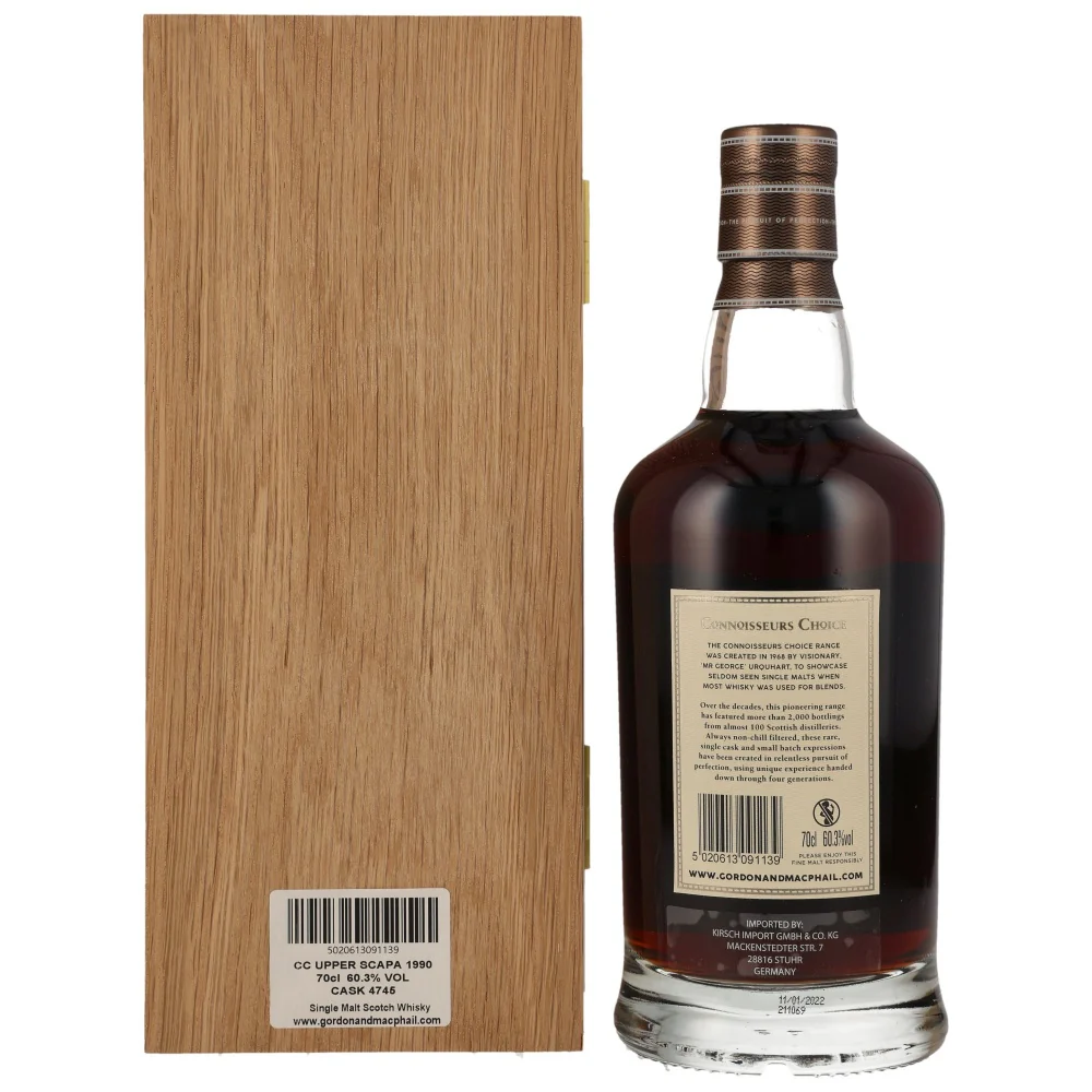 Scapa 31 Jahre 1990/2022 Connoisseurs Choice G&M #4745 60,3% 0,7l - Image 2