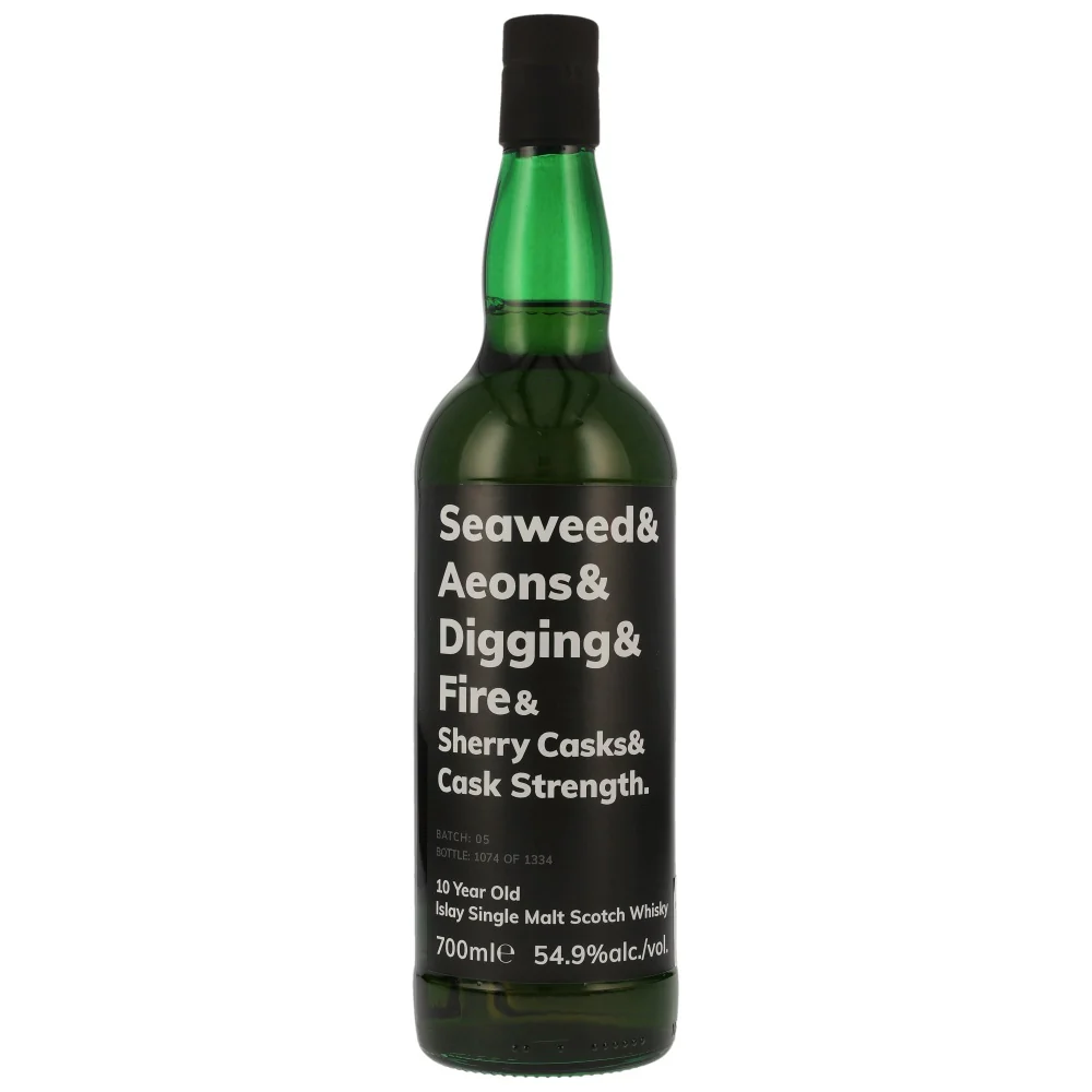 Seaweed & Aeons & Digging & Fire 10 Jahre Sherry Cask Strength Islay 54,9% 0,7l