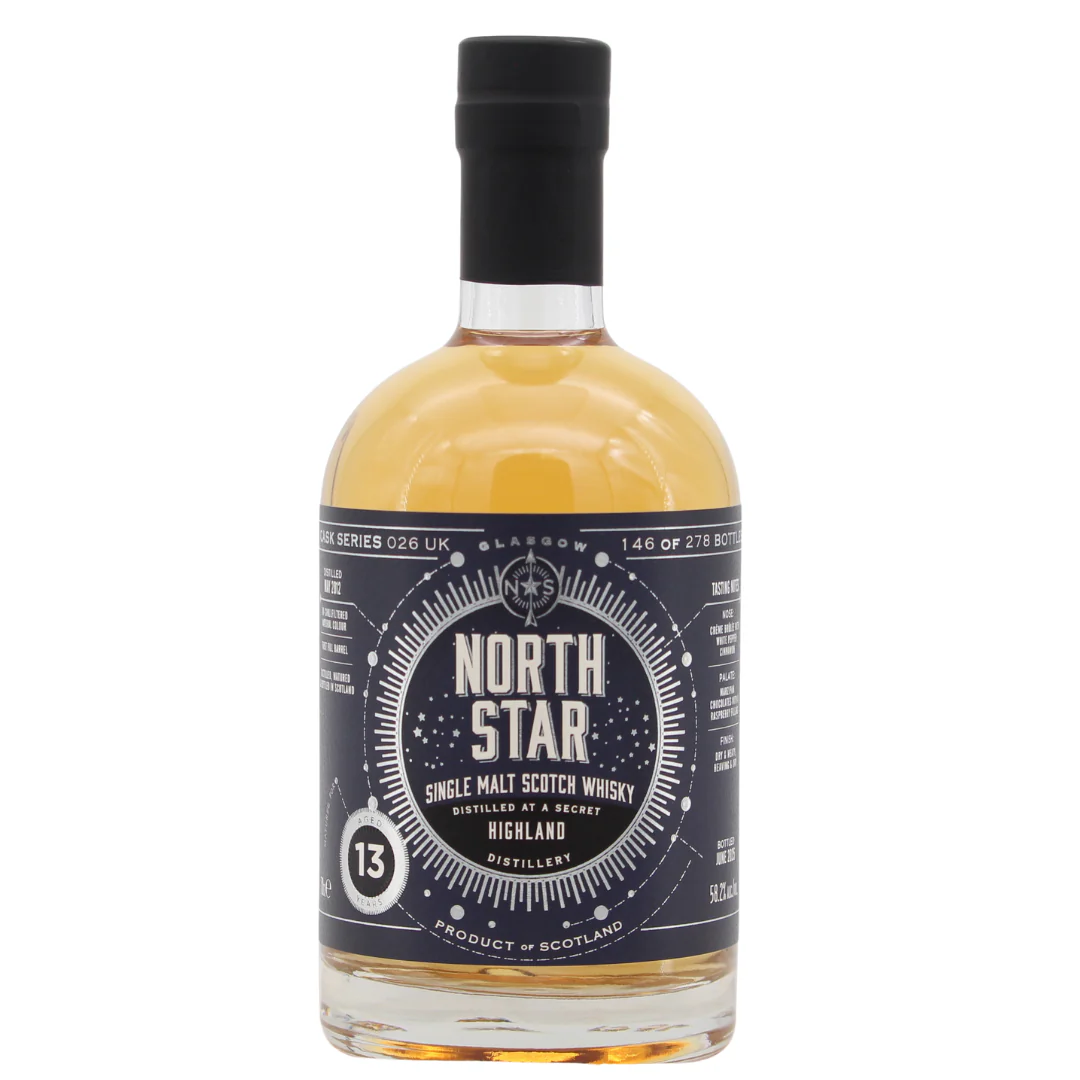 Secret Highland 13 Jahre 2012/2025 Cask Series 026 UK North Star Spirits 58,2% 0,7l
