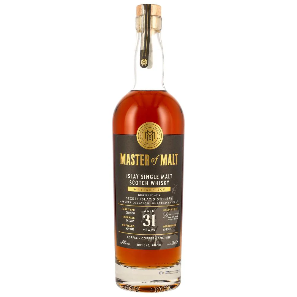Secret Islay 31 Jahre 1990/2022 Oloroso Octaves Master of Malt 47,4% 0,7l
