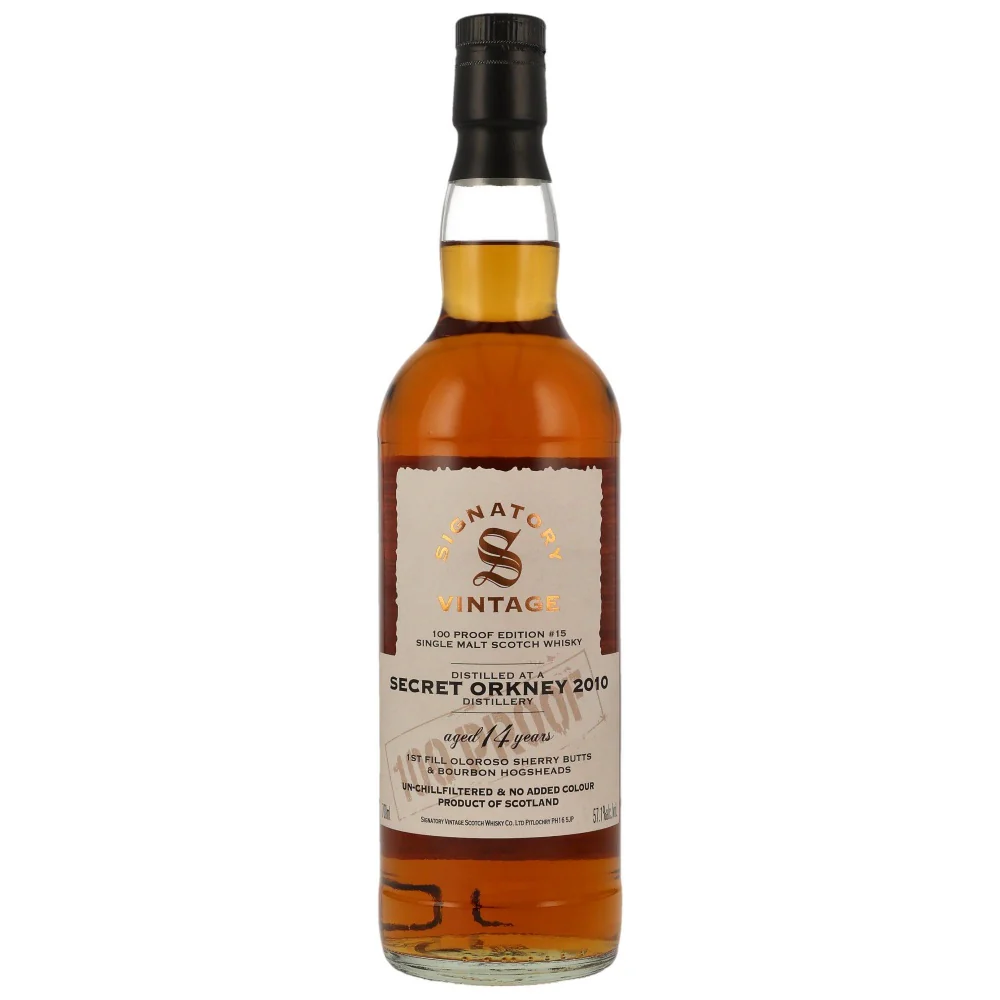 Secret Orkney 14 Jahre 100 Proof Edition #15 57,1% 0,7l