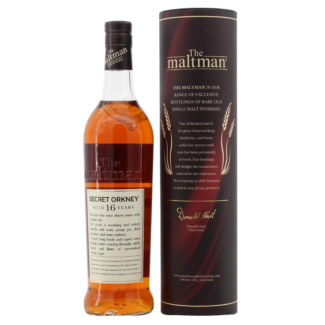Secret Orkney 16 Jahre 2008/2025 The Maltman Refill Sherry Hoghead 62,8% 0,7l - Image 2