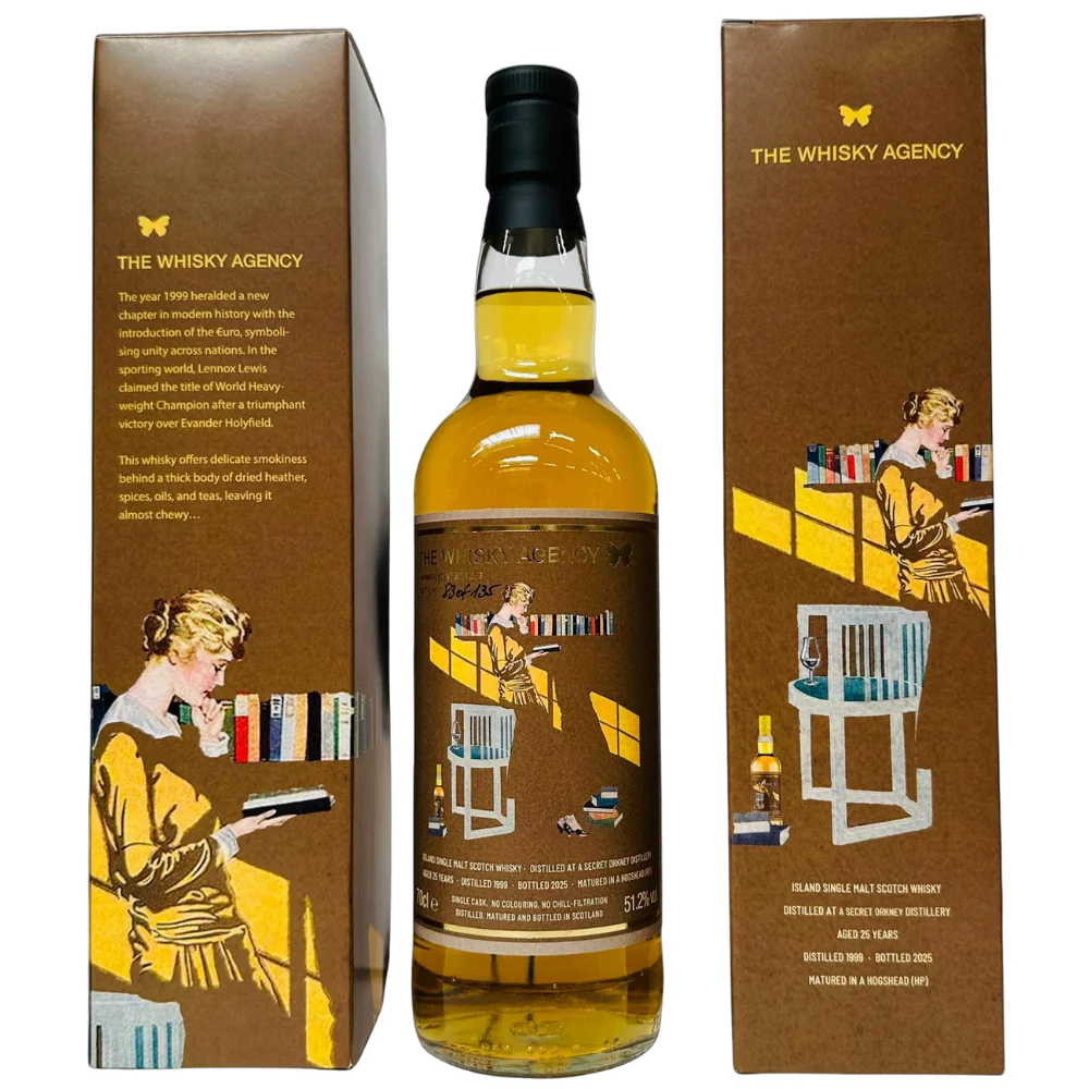 Secret Orkney 25 Jahre 1999/2025 The Whisky Agency 51,2% 0,7l