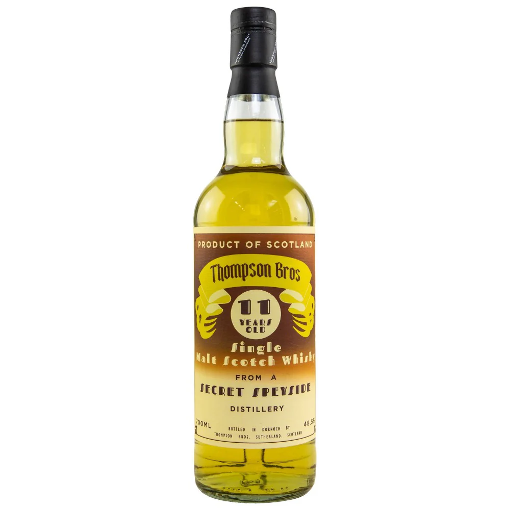 Secret Speyside 11 Jahre 2011/2023 Thompson Bros 48,5% 0,7l