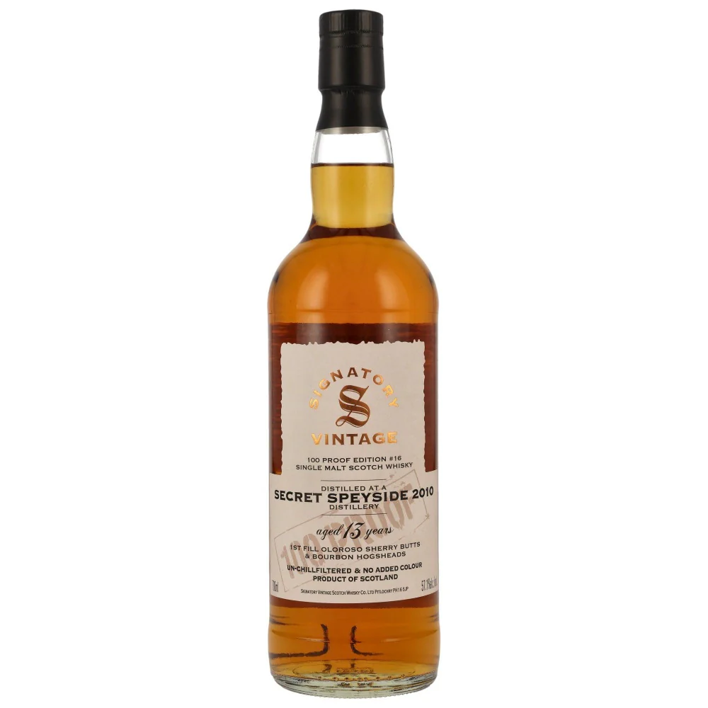 Secret Speyside 13 Jahre 100 Proof Collection #16 SV 57,1%
