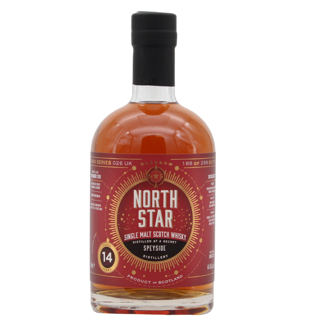 Secret Speyside 14 Jahre 2010/2025 Cask Series 026 UK North Star Spirits 44,4% 0,7l