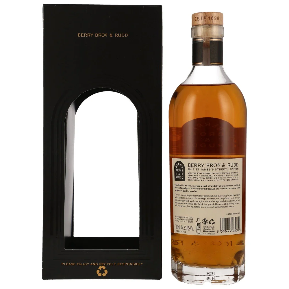 Secret Speyside 2003/2024 Grappa Cask Finish #08023 53% 0,7l - Image 2