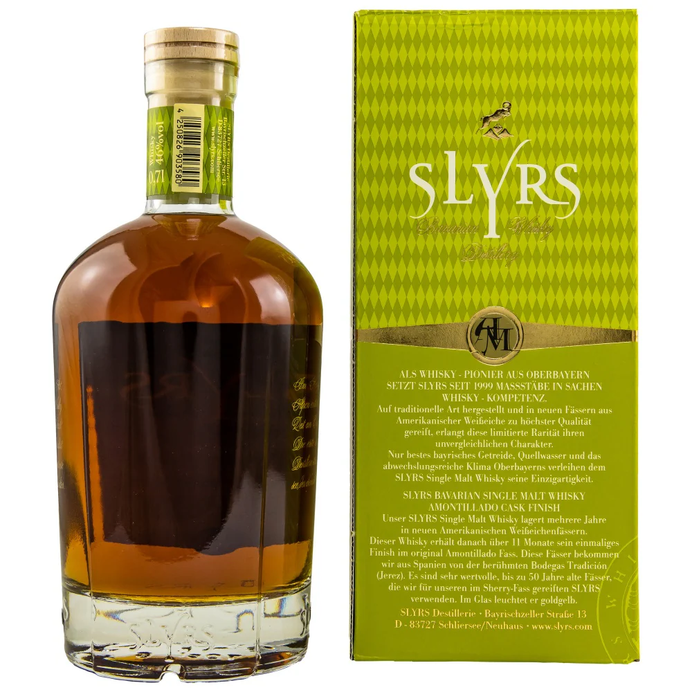 Slyrs Amontillado Cask Finish Single Malt Whisky 46% 0,7l - Image 2