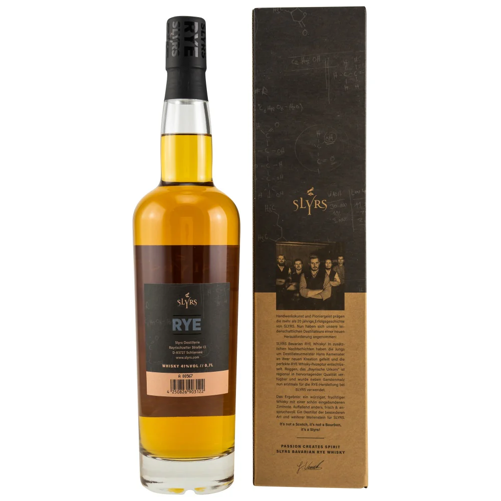 Slyrs Bavarian Rye Whisky 41% 0,7l - Image 2