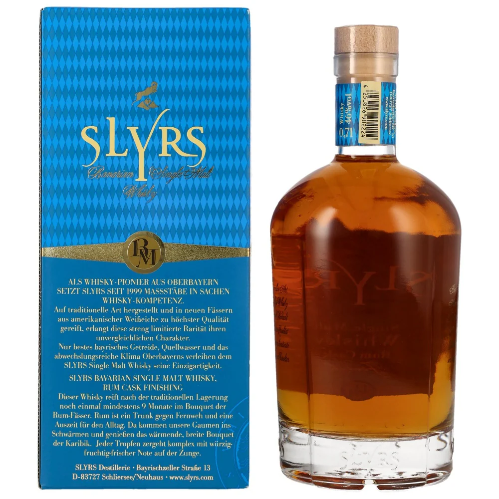 Slyrs Rum Cask Finish Single Malt Whisky 46% 0,7l - Image 2