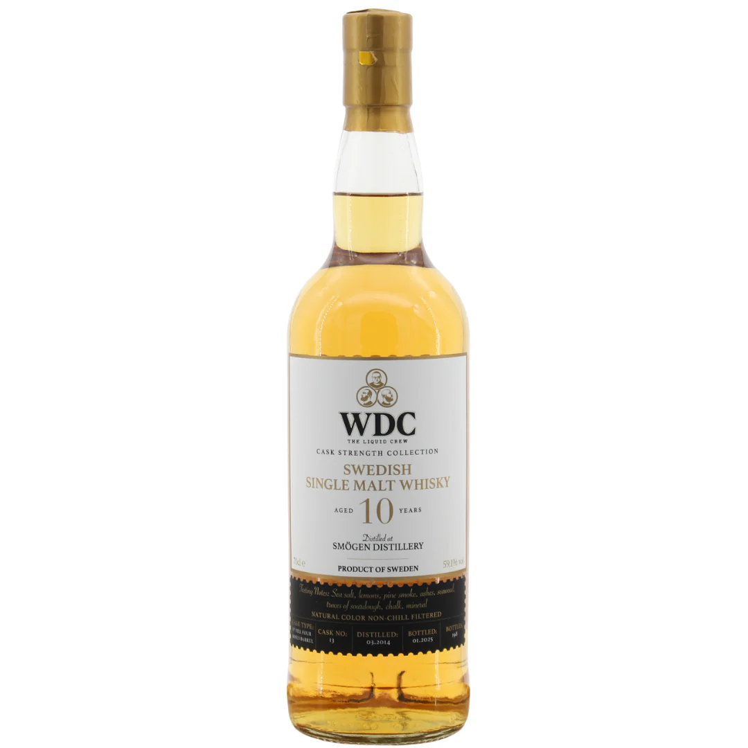 Smögen 10 Jahre 2014/2025 Swedish Single Malt Whisky Single Cask#13 WDC 59,1% 0,7l