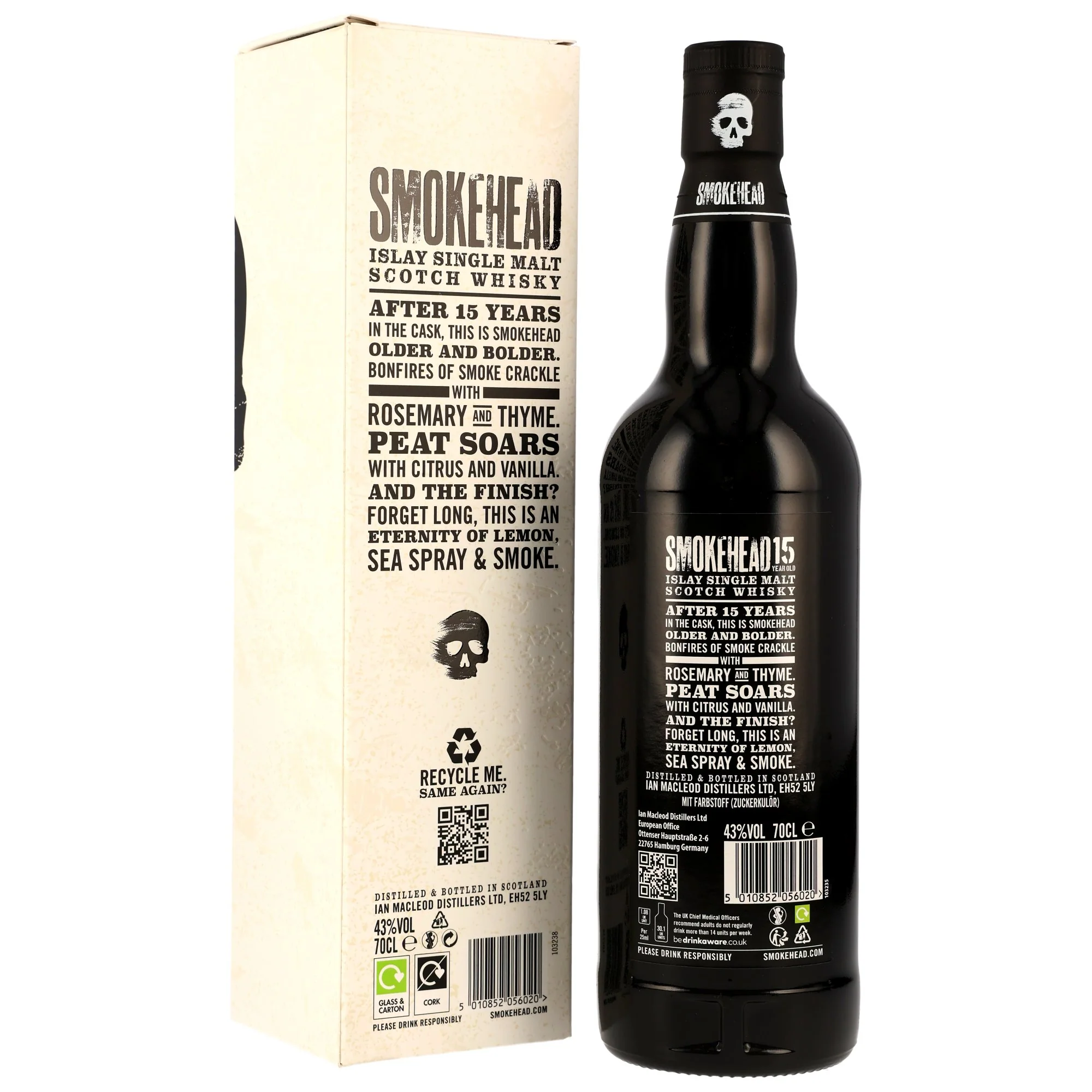 Smokehead 15 Jahre Ian MacLeod Limited Edition 43% 0,7l - Image 2