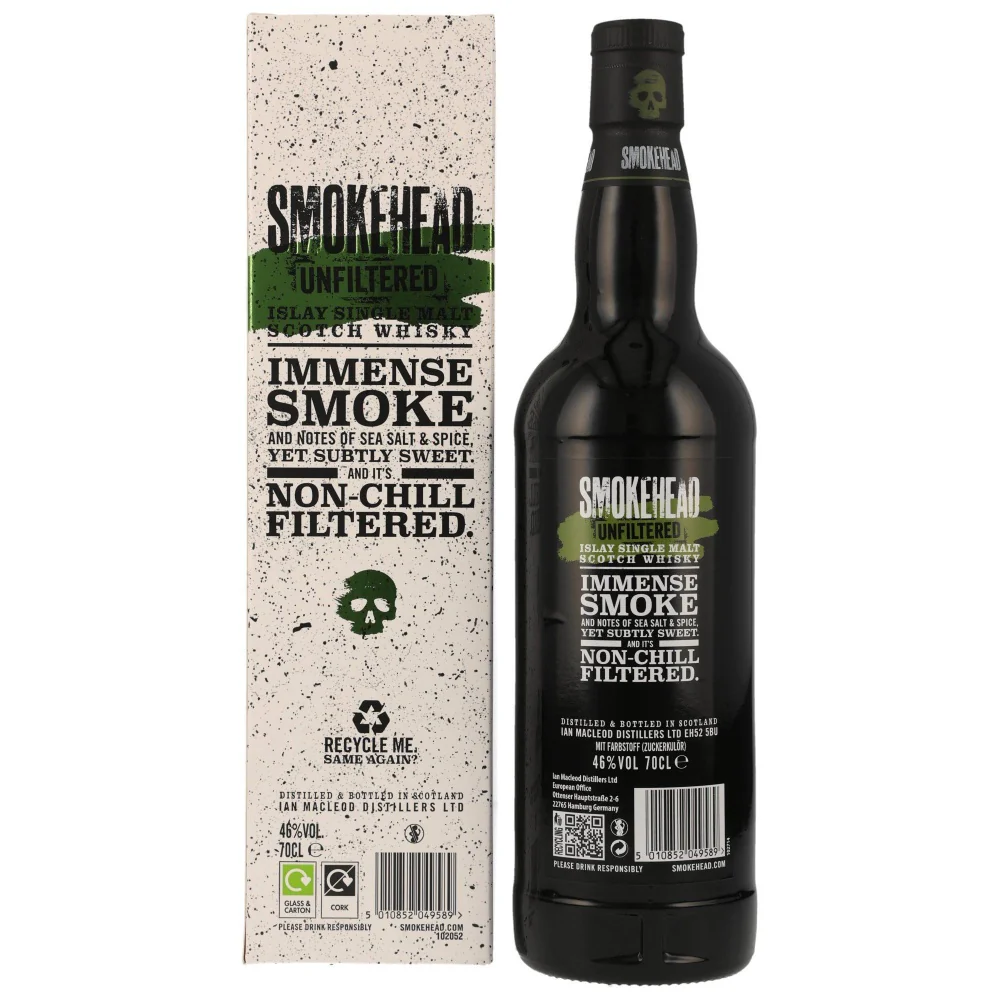Smokehead Unfiltered Islay Single Malt 46% 0,7l - Image 2