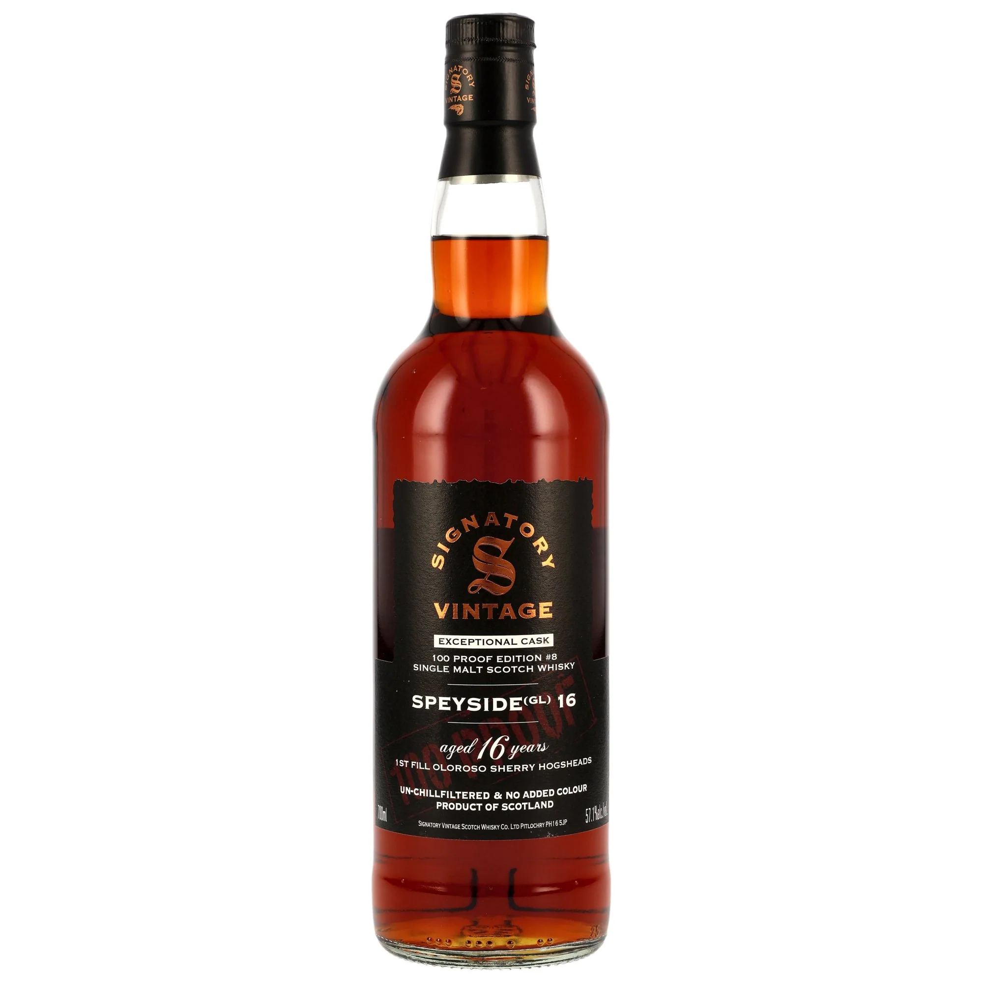 Speyside (GL)  16 Jahre 100 Proof Exceptional Cask Edition #8 SV 57,1% 0,7l