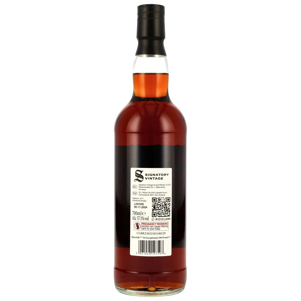 Speyside (GL) 16 Jahre SV 100 Proof Exceptional Cask Edition #7 57,1% 0,7l - Image 2