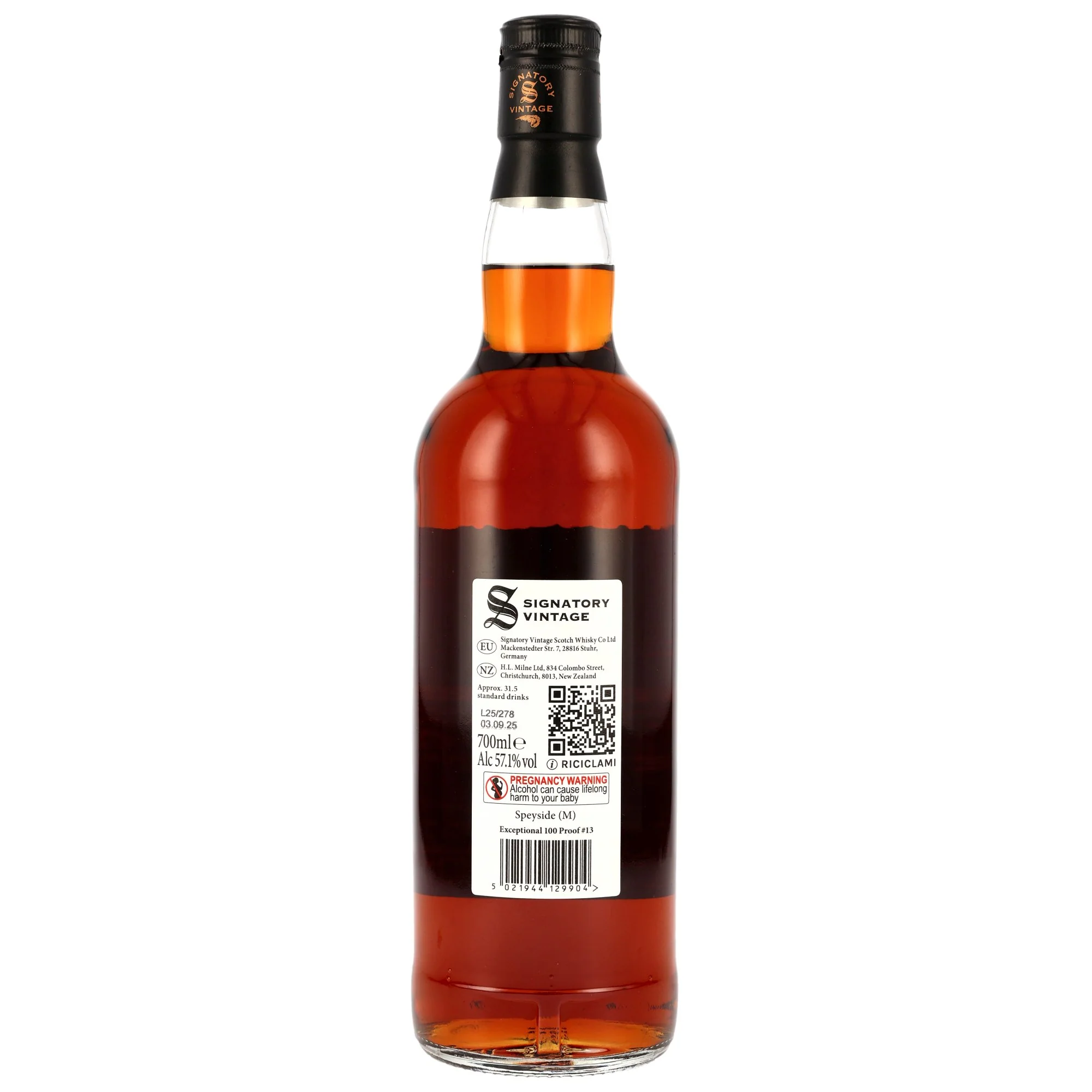 Speyside (M) 16 Jahre 100 Proof Exceptional Cask Edition #13 SV 57,1% 0,7l - Image 2