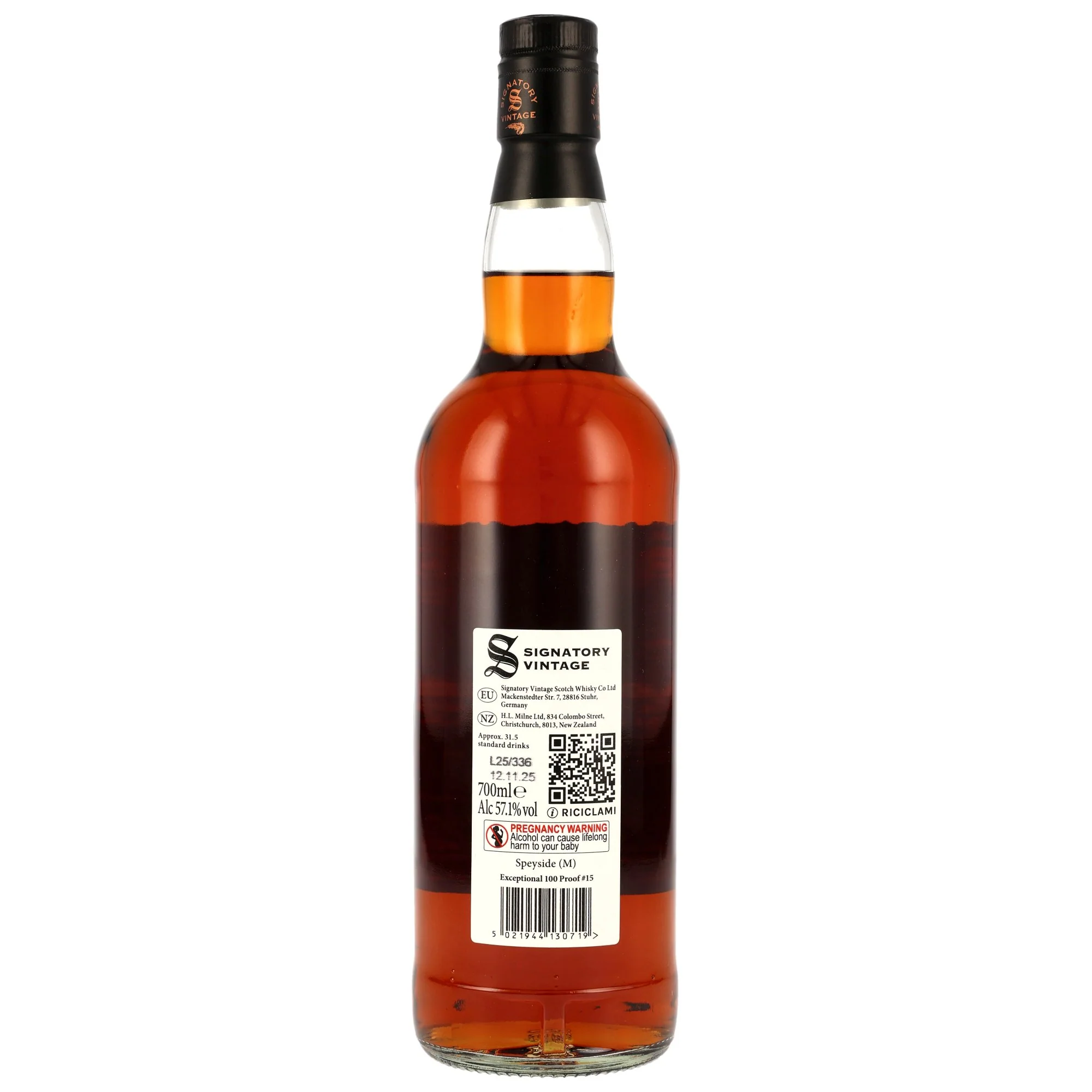 Speyside (M)  16 Jahre 100 Proof Exceptional Cask Edition #15 Signatory Vintage 57,1% 0,7l - Image 2