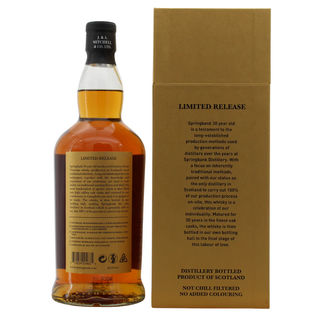 Springbank 30 Jahre (25/13) 46% 0,7l - Image 2