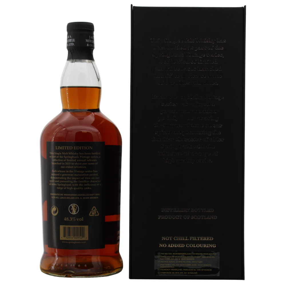 Springbank Vintage 1998 26 Jahre 48,3% 0,7l - Image 2