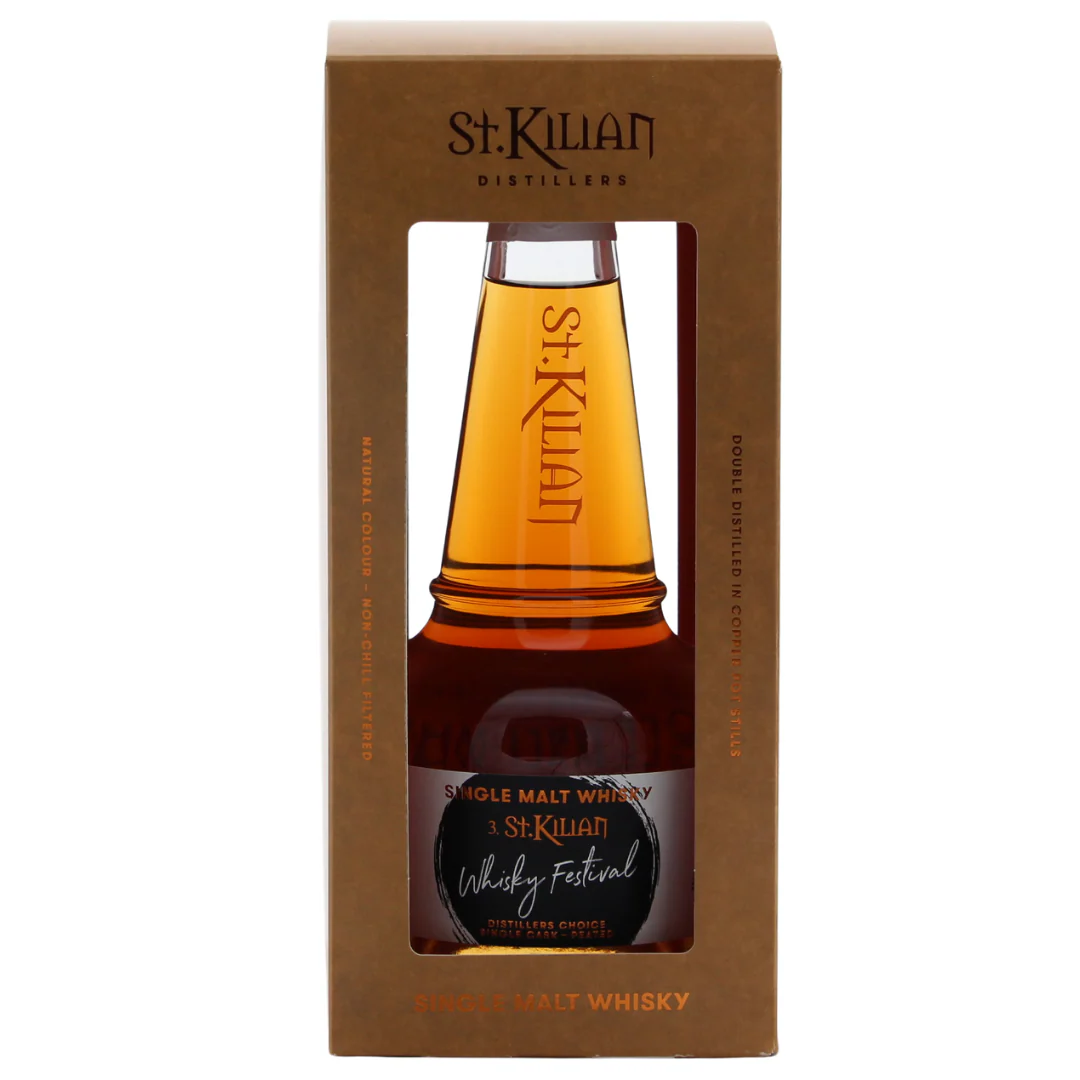 St.Kilian 3. Whisky Festival Ex-Dessertwein Rivesaltes Peated Distillers Choice 53,7% 0,5l - Image 2