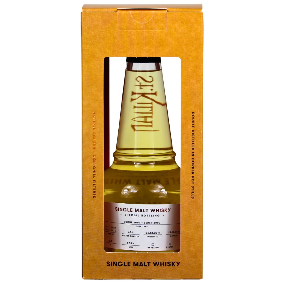 St.Kilian Buche meets Zeder Single Malt Whisky 57,7% 0,5l - Image 2