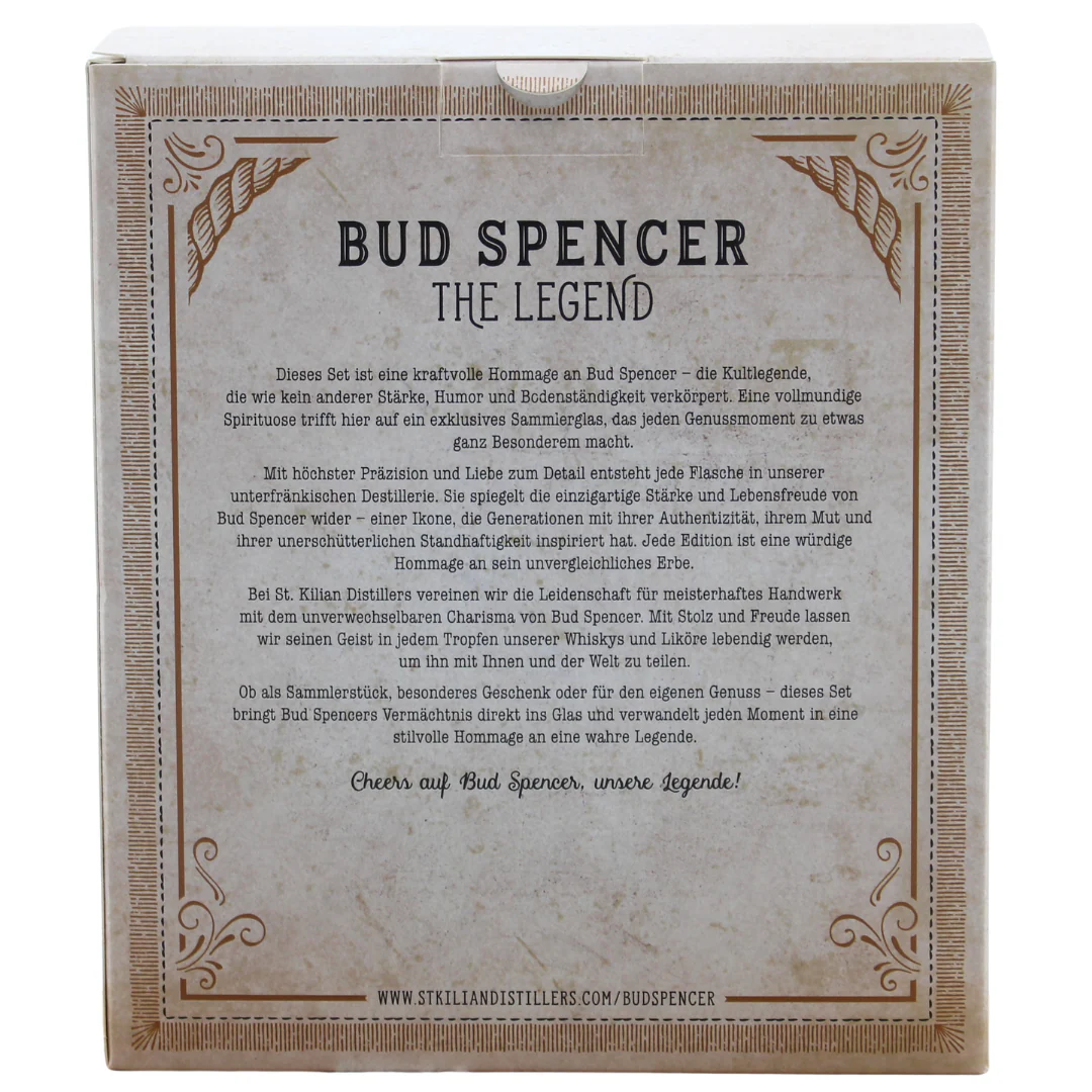 St.Kilian Bud Spencer Likör The Legend Banana Joe Set mit Sammlerglas 21% 0,7l - Image 2